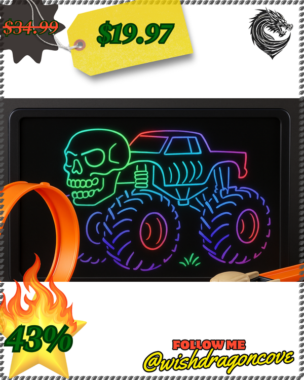 (🔥) $19.97 (Reg $34.99) Crayola LED Drawing Board (Fun for Kids!)
